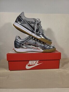 Nike Gato Level 8 Mens Size 9.5 Metallic Silver Shoes